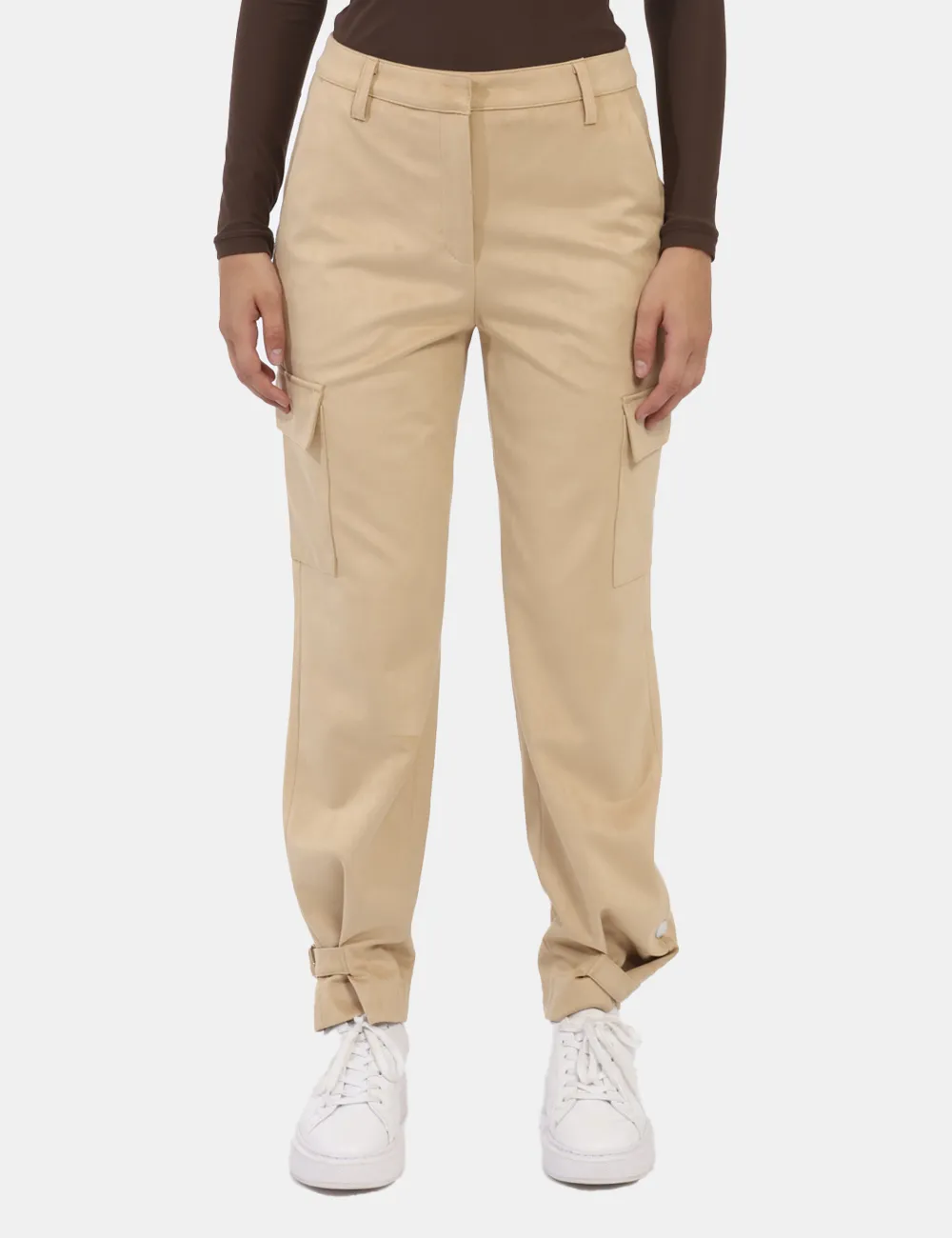 Pantaloni Guess Beige