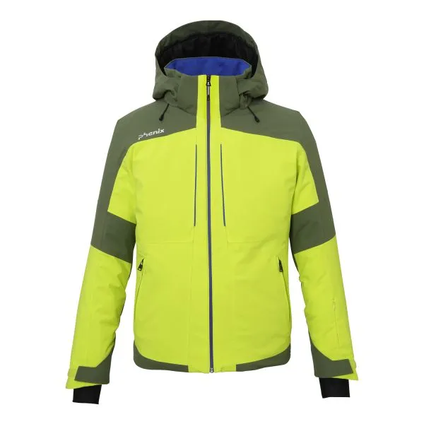 PHENIX SLOPE JACKET YELLOW/GREEN giacca sci da uomo