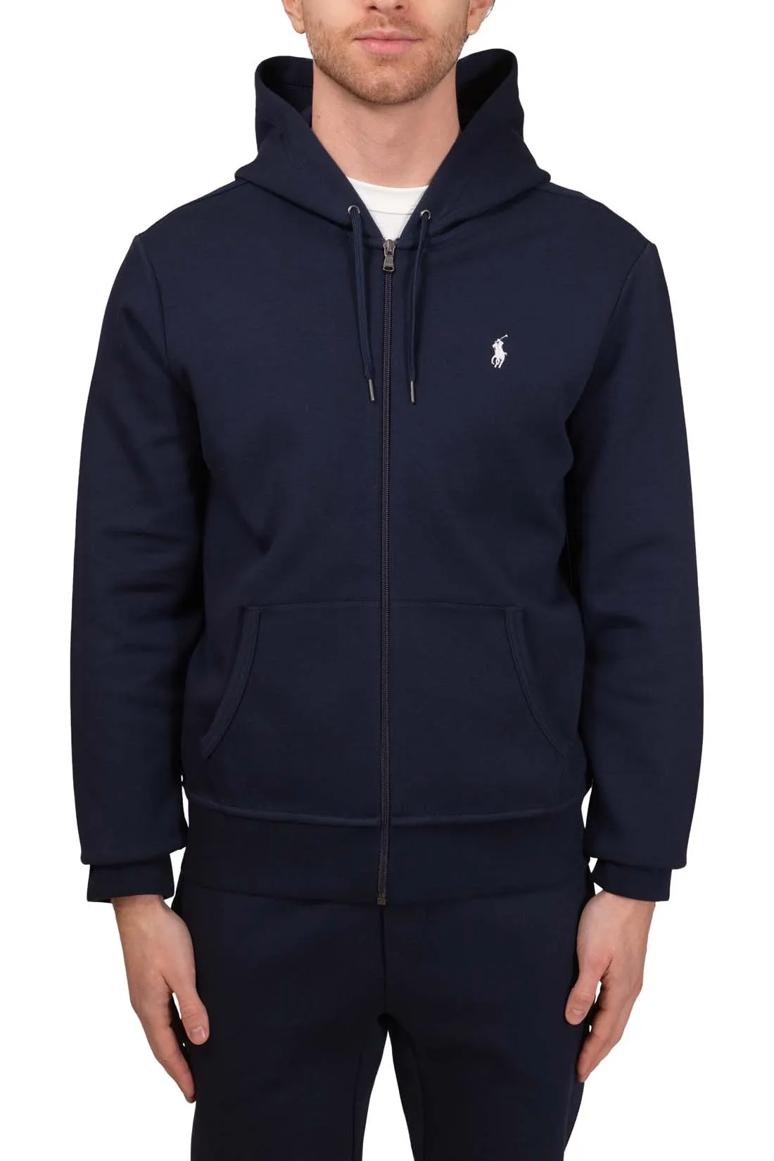 POLO RALPH LAUREN Felpa uomo regular con zip e cappuccio