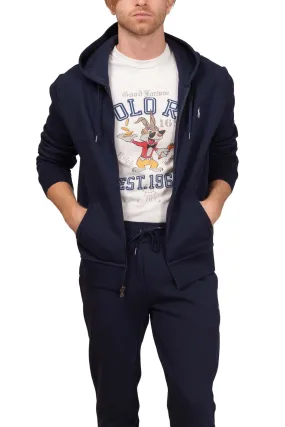 POLO RALPH LAUREN Felpa uomo regular con zip e cappuccio