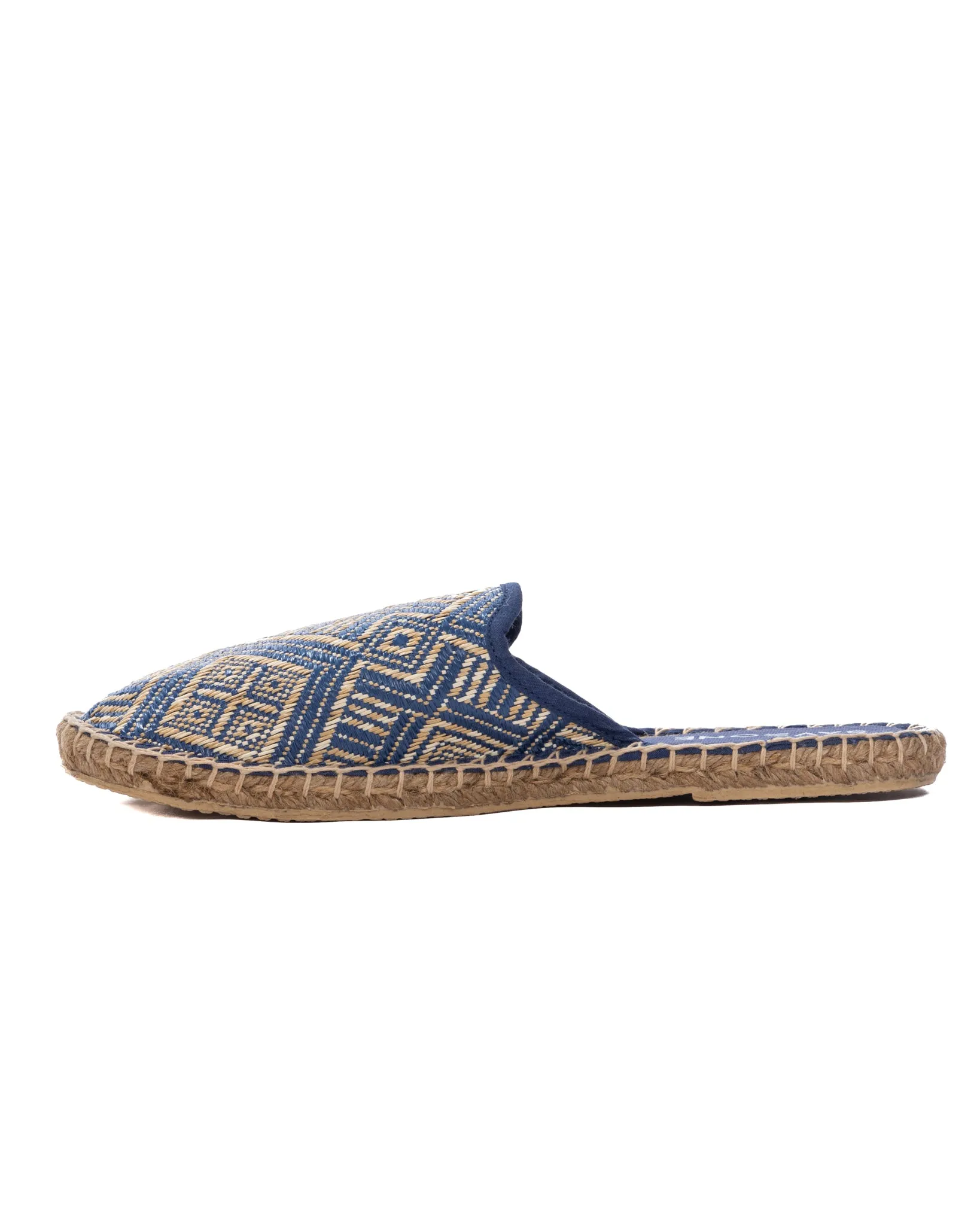 Portofino - mules espadrillas etnica blu