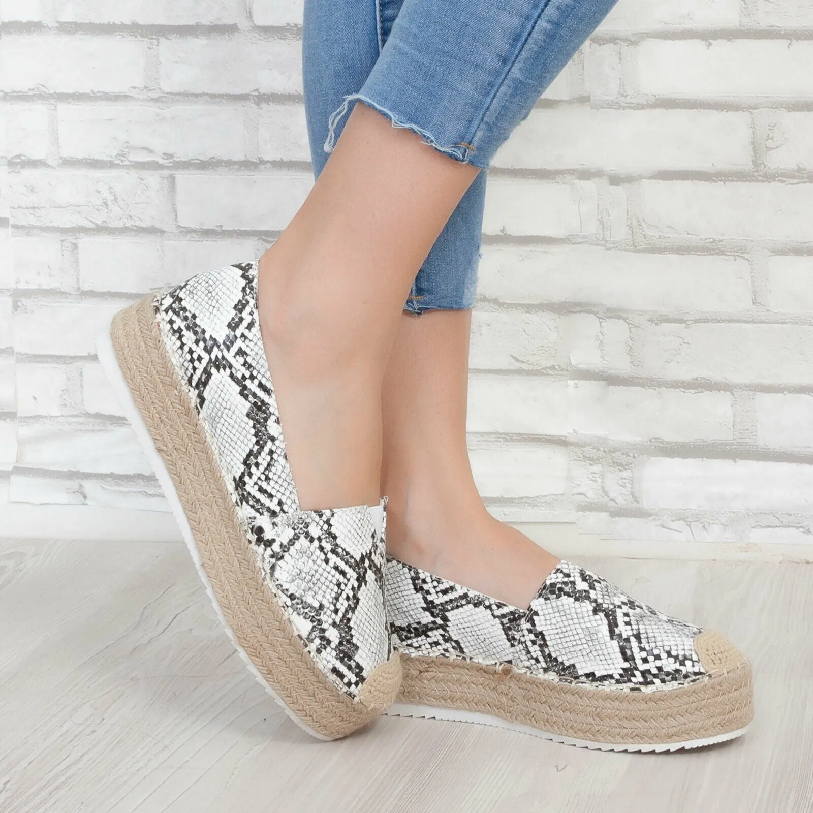 Scarpe donna stile espadrillas E7265