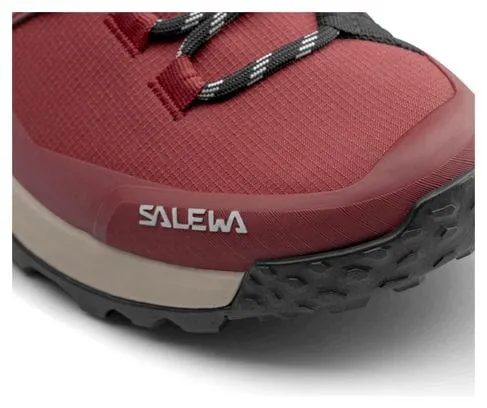 Scarponi da trekking da donna Salewa Puez Mid Powertex Bordeaux