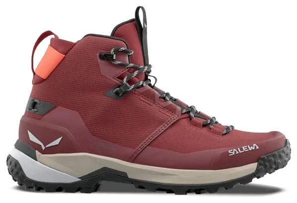 Scarponi da trekking da donna Salewa Puez Mid Powertex Bordeaux