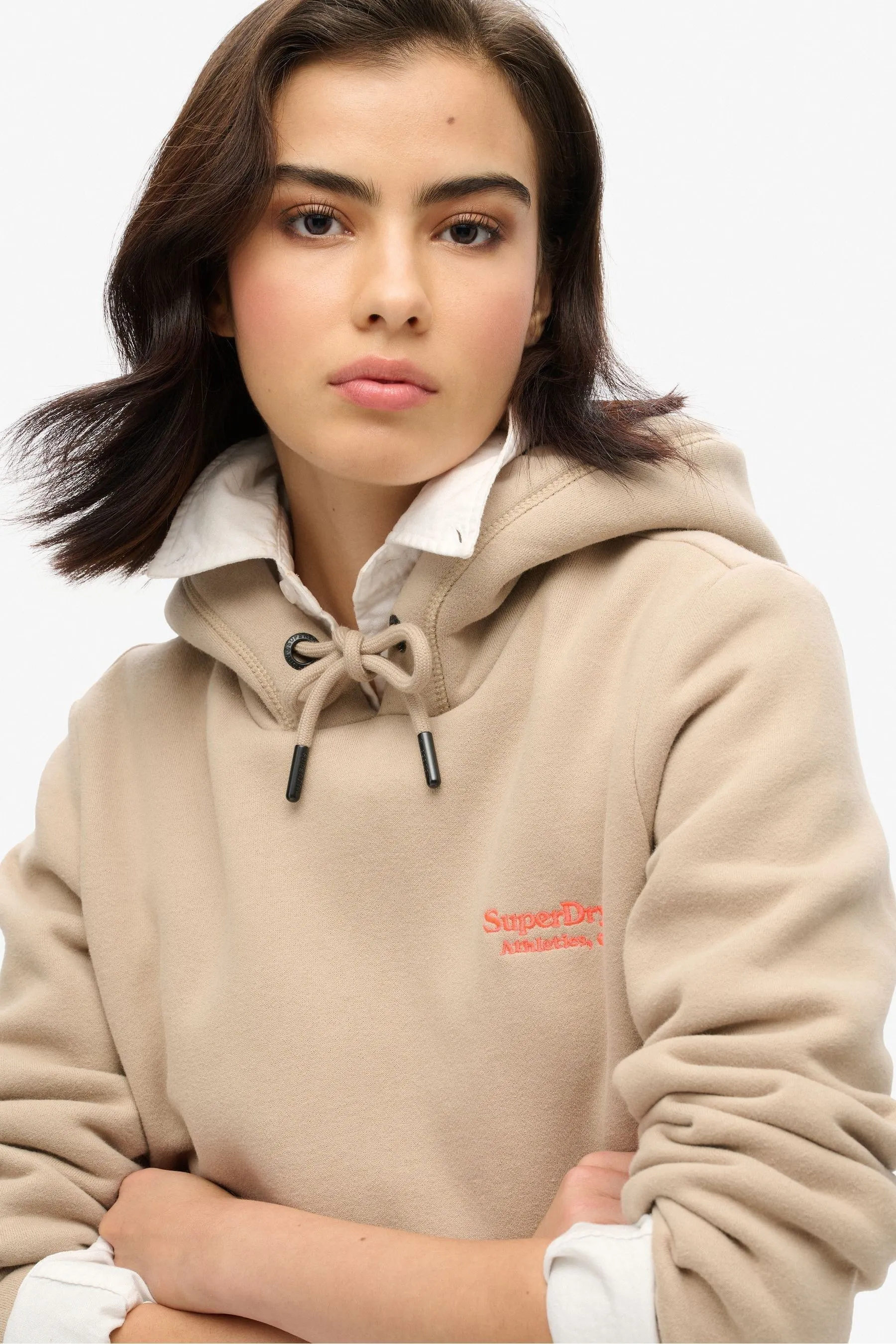 Superdry Essential - Felpa con cappuccio e logo    