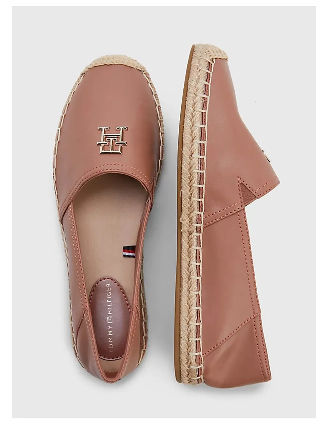 TOMMY HILFIGER ESPADRILLAS DONNA,ESSENTIAL LEATHER