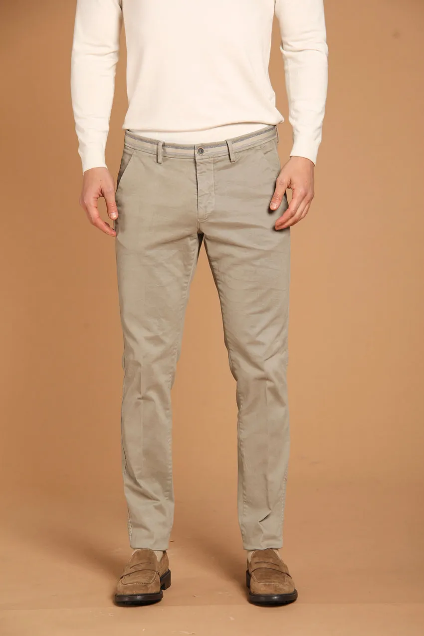 Torino Winter pantalon chino homme en gabardine coupe slim 