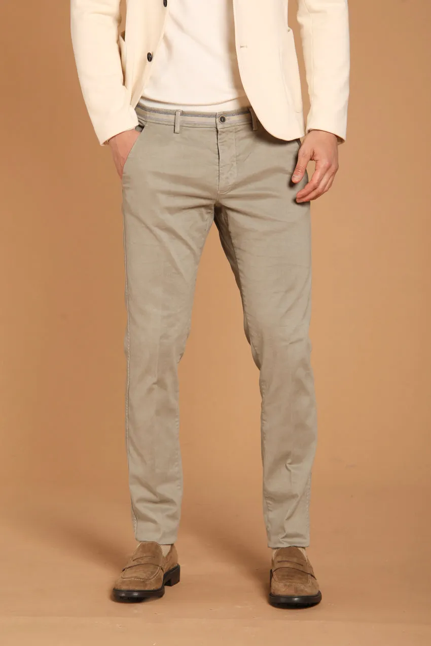 Torino Winter pantalon chino homme en gabardine coupe slim 