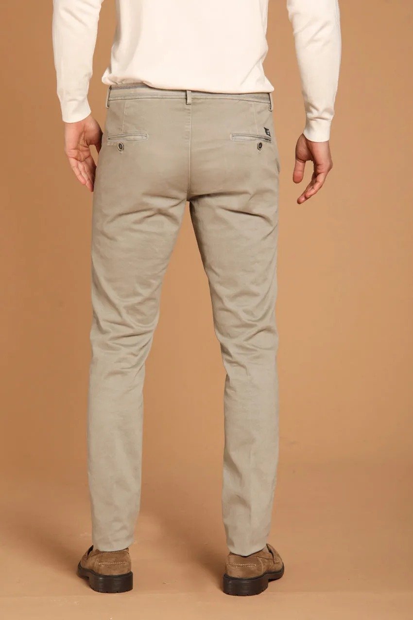 Torino Winter pantalon chino homme en gabardine coupe slim 