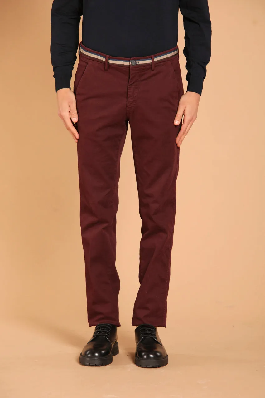  Torino Winter pantalon chino homme en gabardine stretch coupe slim