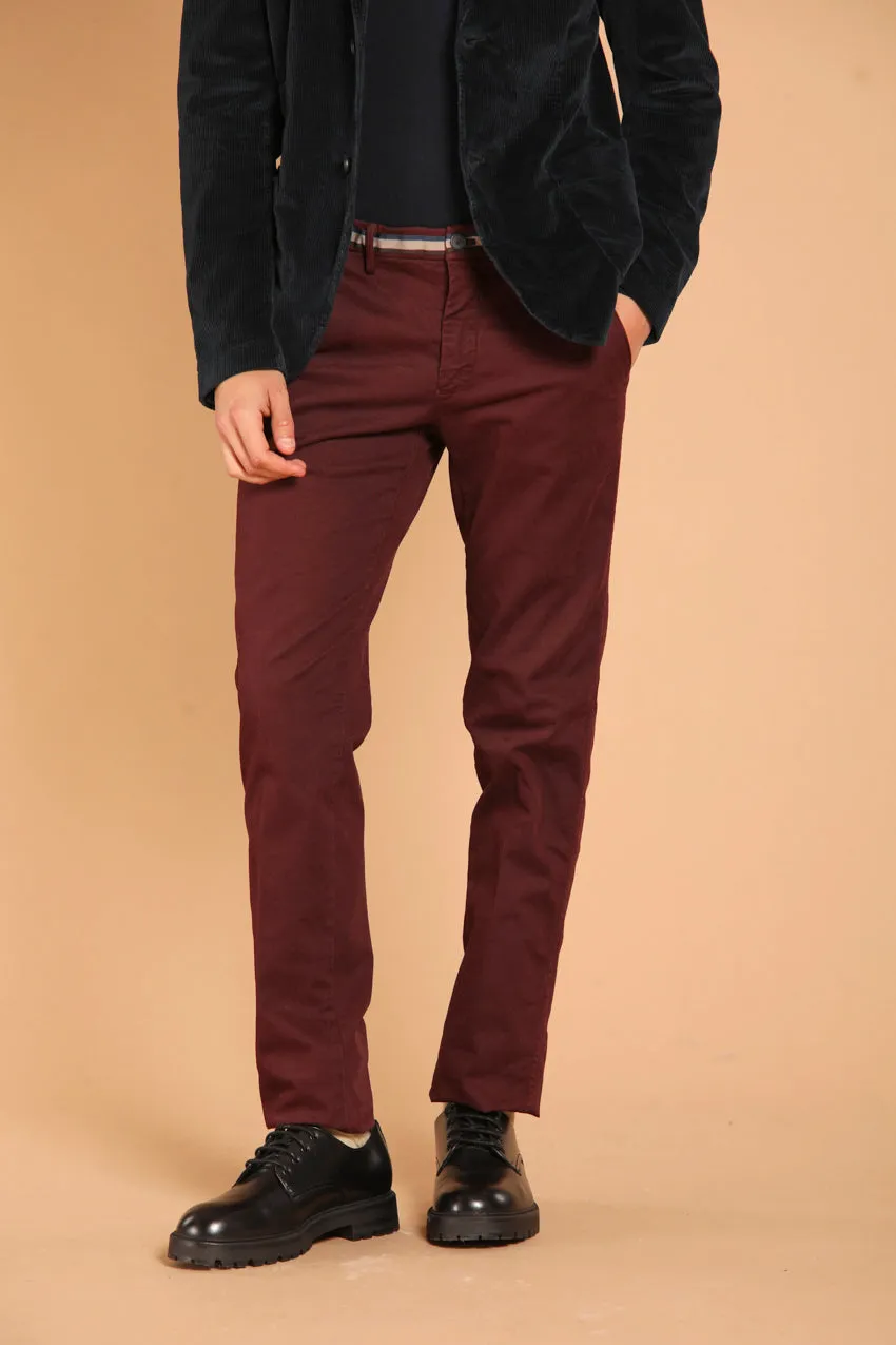  Torino Winter pantalon chino homme en gabardine stretch coupe slim