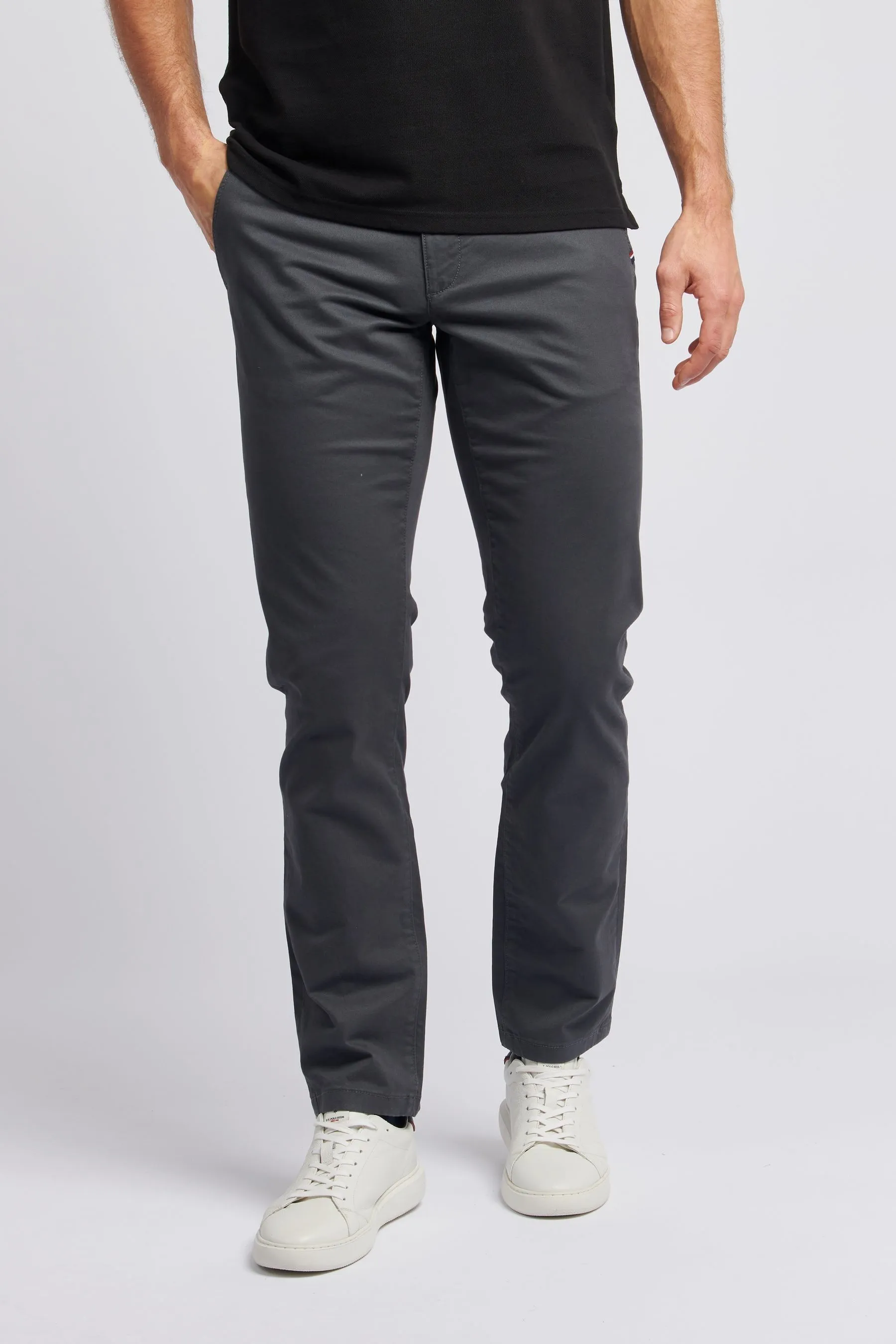 U.S. Polo Assn. Uomo - Marrone Pantaloni chino classica