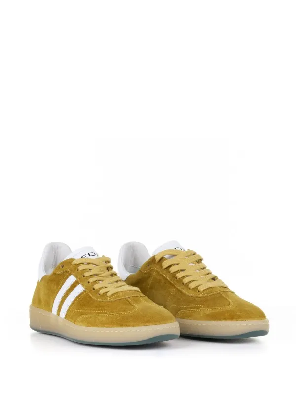 Yellow suede sneaker