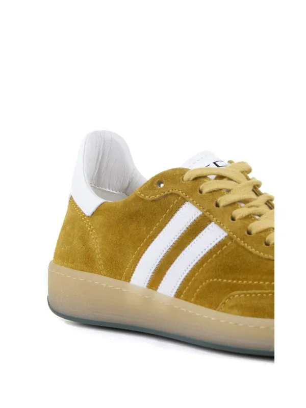 Yellow suede sneaker